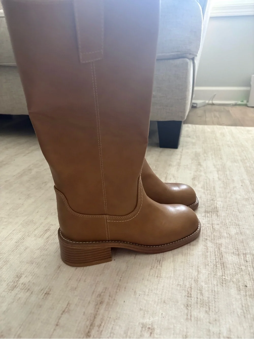 Target Brown Tall Leather Riding Boots